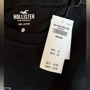 Men’s Hollister, 100% cotton crewneck shirt